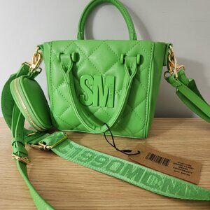 BNWT Steve Madden BRIGHT GREEN BBABI Crossbody TikTok Womens Tote Bag